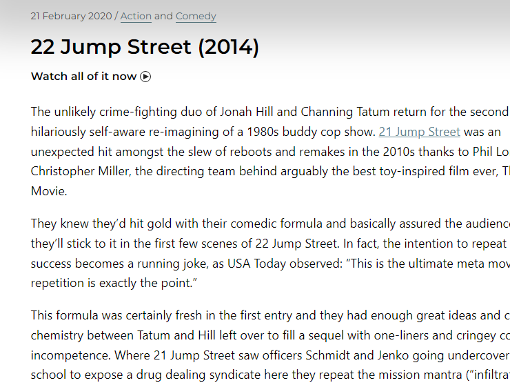 22 Jump Street Promo